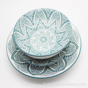 Dinkware Ensembles Vaisselle Couleur Design Fine Porcelaine